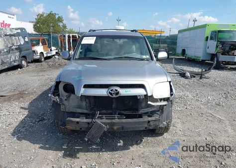 2007 Toyota Sequoia Sr5 из США, поврежденный, VIN 5TDBT44AX7S289762